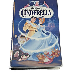 Disney Cinderella VHS Black Diamond 1992 Classics Clamshell